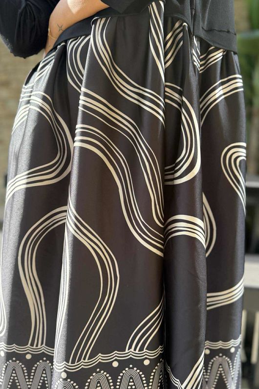 Dominian Smock Dress Wave